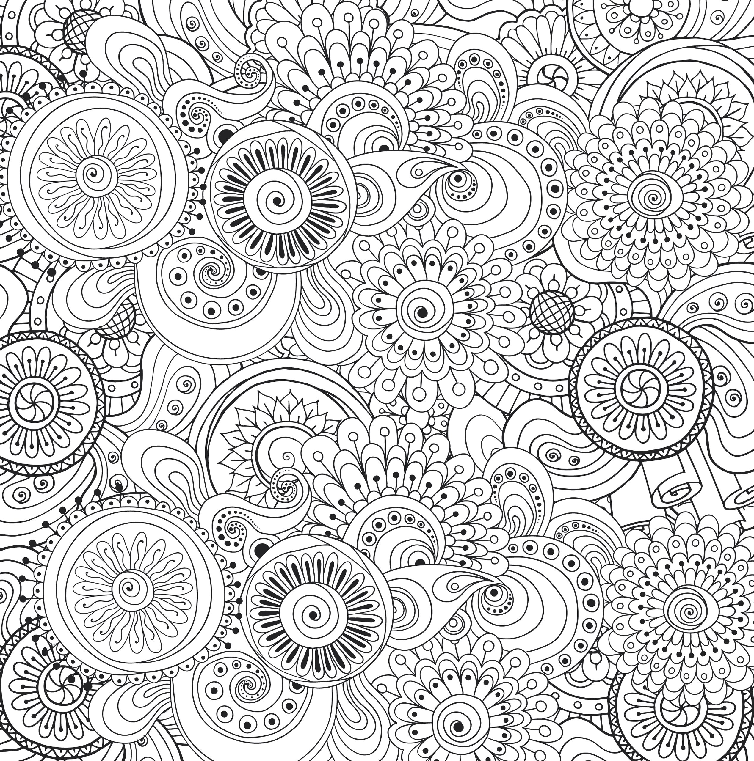 Peaceful Paisleys Adult Coloring Book